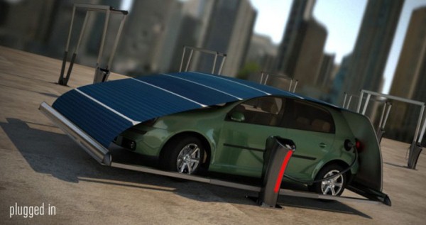V-тент – экологичный способ зарядить автомобиль 