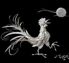 Fish Art - картины из рыбьих костей Елены Журавской