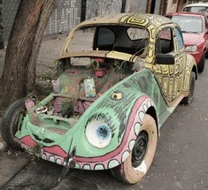 Уличное искусство, или автомобили, восставшие из пепла 