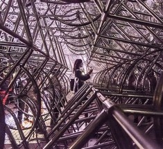 Китайский художник создал лабиринт из 3144 велосипедов