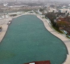 В центре Баку создано искусственное озеро