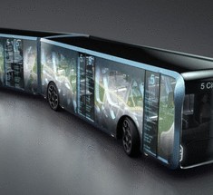 Представлен экологичный футуристичный прозрачный автобус