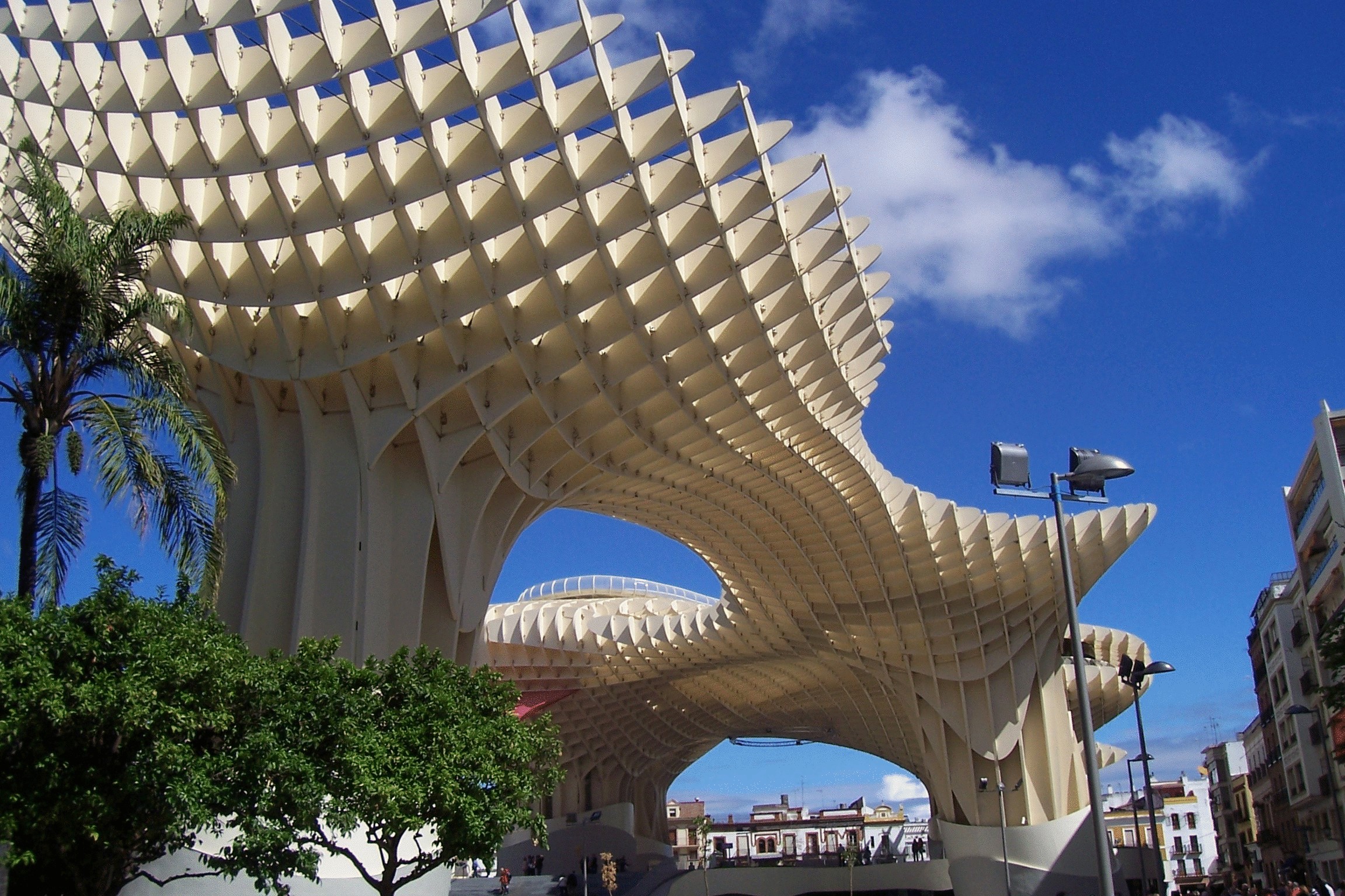 В Севилье построено крупнейшее сооружение из дерева