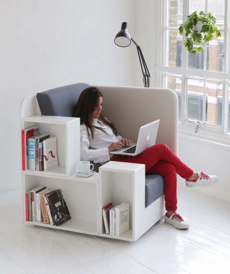 OpenBook: кресло-библиотека от британских дизайнеров