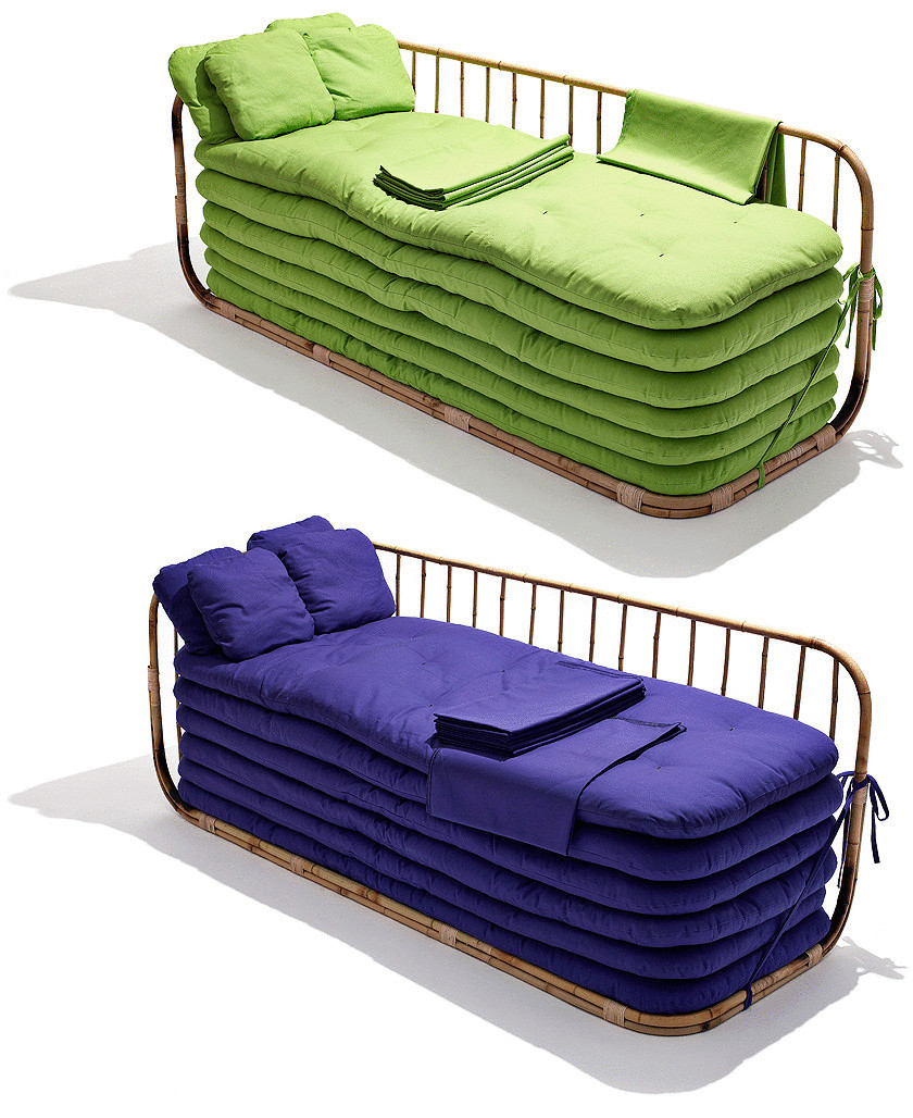Шесть спальных мест в одном диване: концепт гостевой мебели