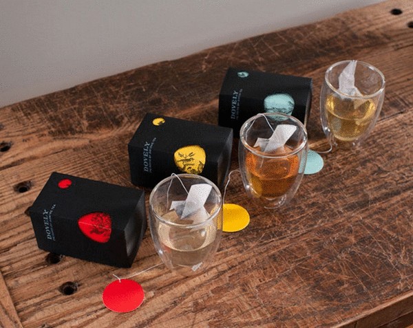 Dovely Tea — чайные пакетики в стиле оригами