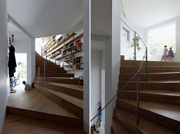 S House – лестница, обернутая в дом 