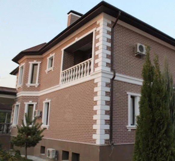 Купить Гибкий кирпичный фасад, имитация кирпича: отзывы, фото и характеристики н