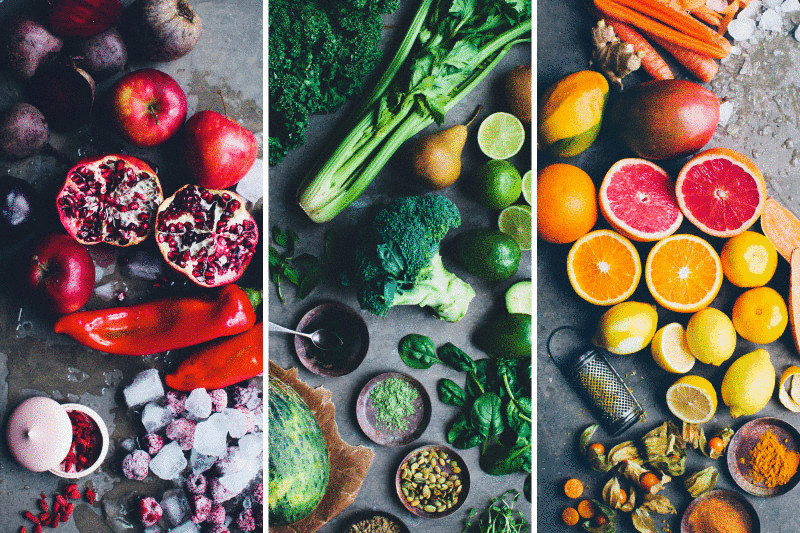 Наиболее полезные сочетания овощей и фруктов
