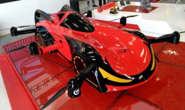 Китай представил летающий робомобиль «Быстрая газель» 