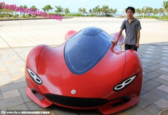 Hainan Xiaohuohua— необычный  электрический спорткар из Китая