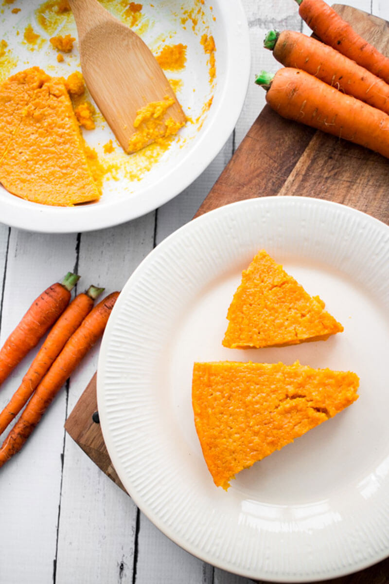 Творожная запеканка с морковью — вкусный и полезный  низкокалорийный десерт