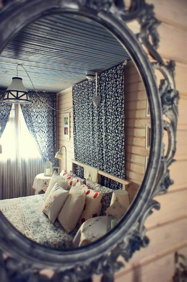  Милый дизайн  спальни в деревенском стиле