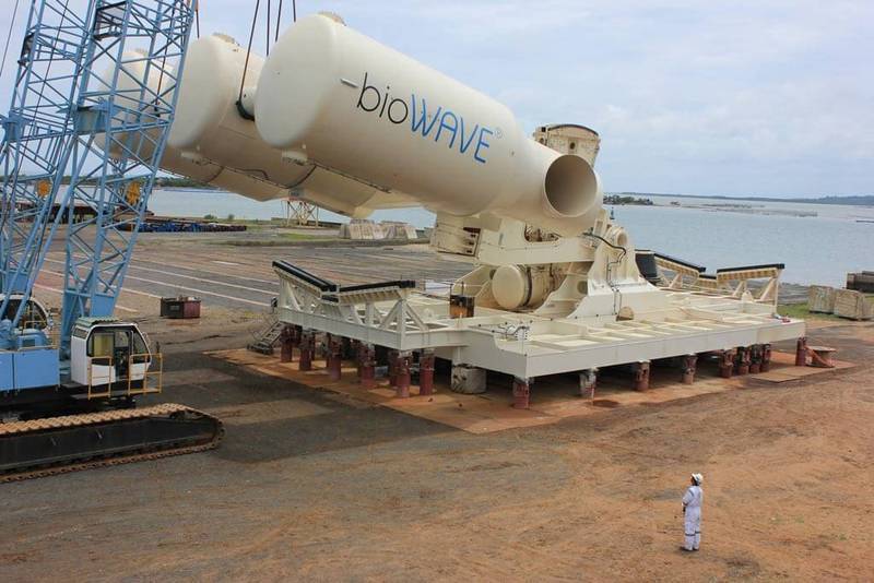 bioWAVE: революционная волновая установка запущена в работу