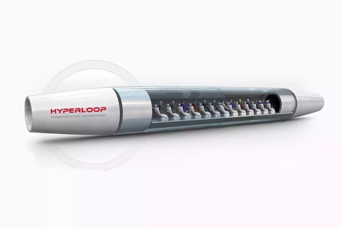 Hyperloop ведёт переговоры о запуске сверхзвукового поезда в РФ
