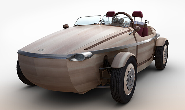 Деревянная Toyota  Setsuna будет представлена в Милане