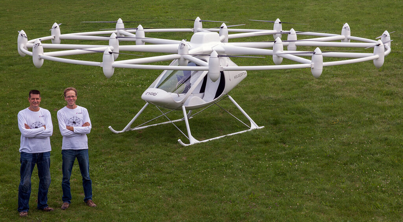Компания e-volo успешно провела первый пилотируемый полёт своего мультикоптера Volocopter VC200