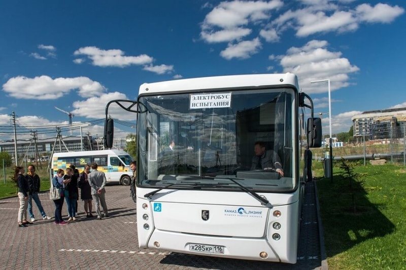 В Подмосковье запустили первый в России электробус 
