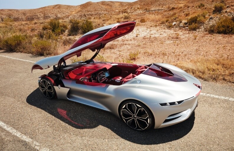 Новое видение современного дизайна в спортивном электромобиле Renault Trezor GT