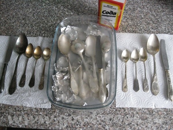 Как почистить серебро в домашних условиях?