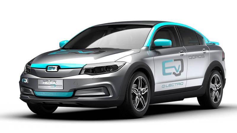 Qoros представит концепт электромобиля с пробегом 350 км