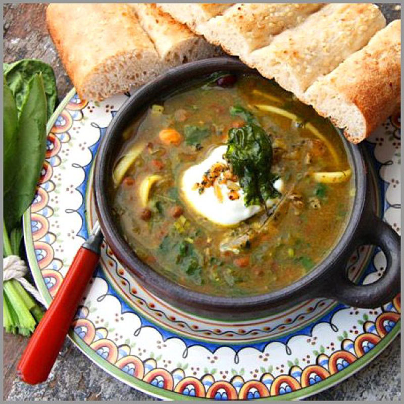 Персидский новогодний суп