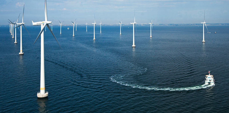 Начала работу первая в США морская ветряная электростанция