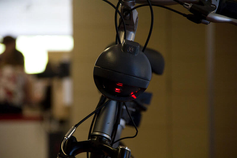 Bikesphere: лазерный датчик для безопасности велосипедистов