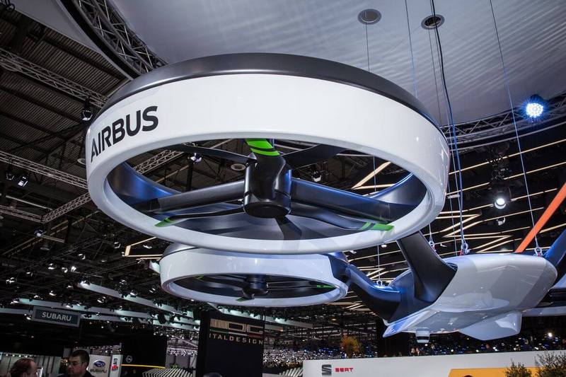 Испытания пассажирских дронов Airbus