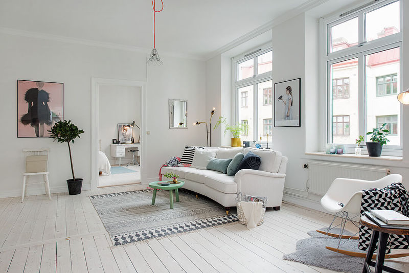 Современный дизайн квартиры в скандинавском стиле