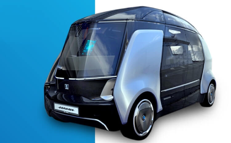Беспилотный мини-автобус «Шатл»: подробности