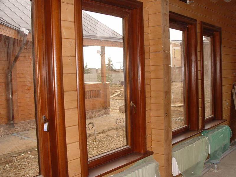 Откосы для окон в деревянном доме: варианты отделки