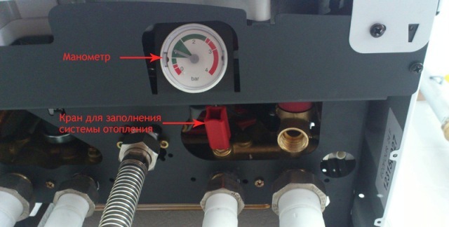 Показатели давления в системе отопления