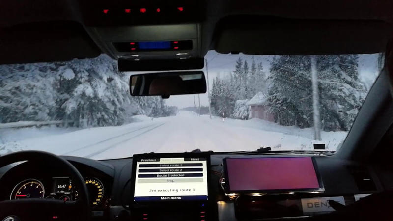 Финский автомобиль-робот бросает вызов снегу и льду