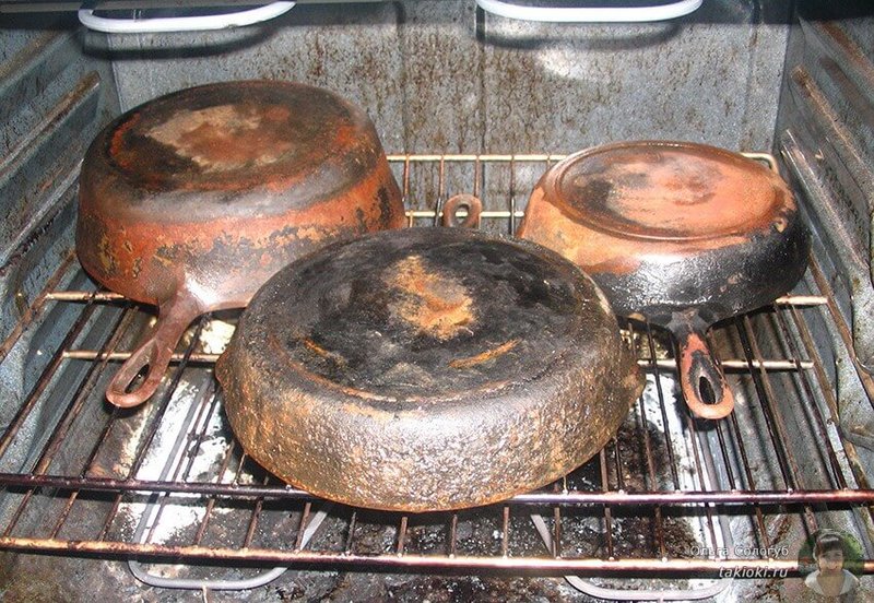 Как можно очистить сковородки без химии от нагара и жира 