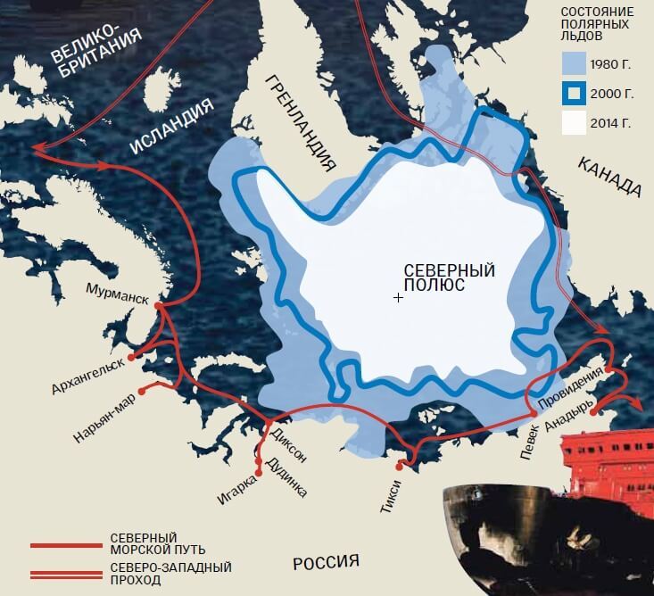 Карта полярных зорей