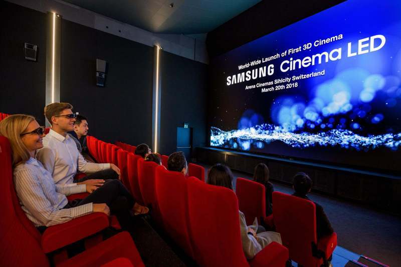 В Швейцарии открылся первый в мире 3D-кинотеатр со светодиодным экраном