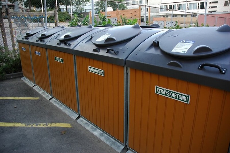 Места переработки мусора