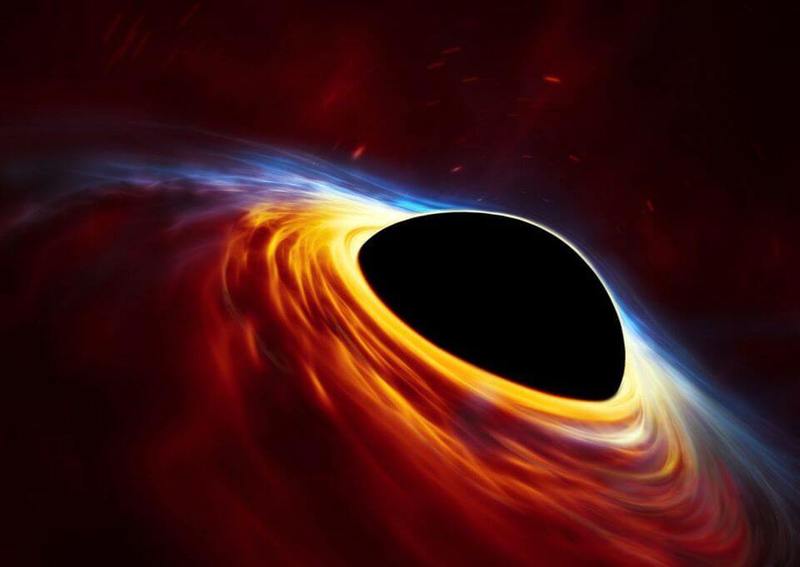 Может ли материя убежать из-за горизонта событий во время слияния чёрных дыр?