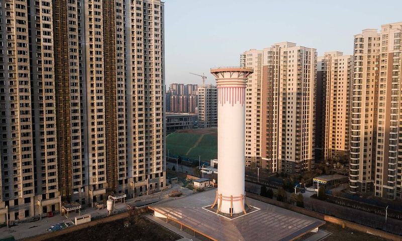 В Китае запустили самую крупную в мире установку по очистке воздуха