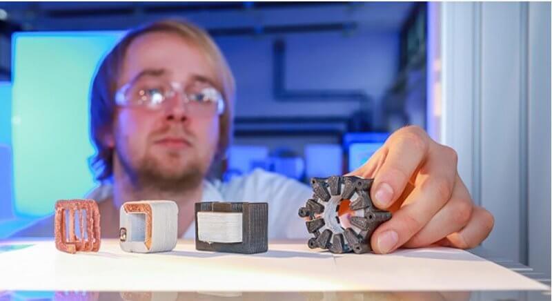 Электродвигатель впервые полностью напечатали на 3D-принтере