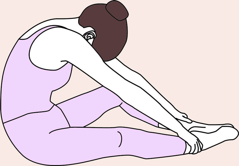 Растяжка грудного отдела позвоночника: Упражнение «ПАРУС» 