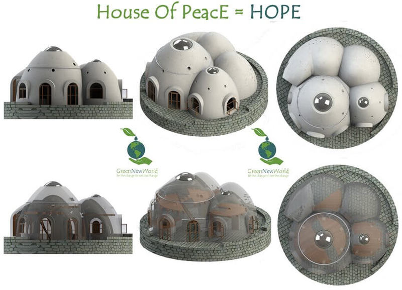 Project HOPE: купольный дом, который производит энергии больше, чем потребляет