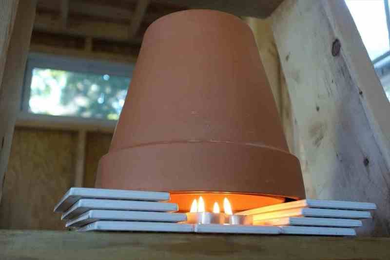 Альтернативные источники тепла: вспомогательный обогреватель из свечи