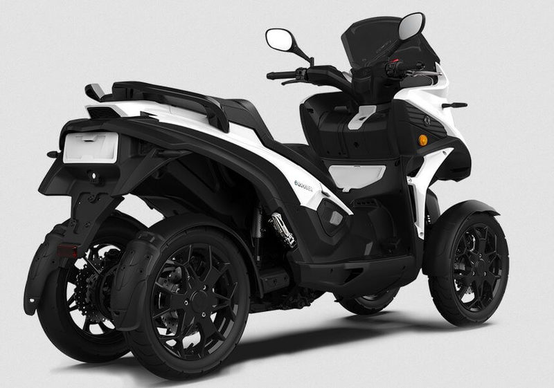 Четырехколесный eQooder – электрический гибрид автомобиля, мотоцикла и скутера
