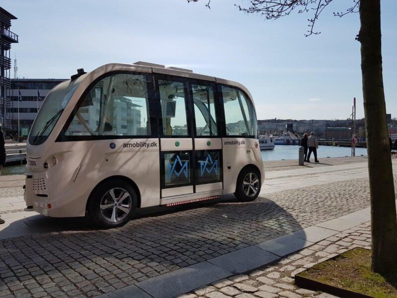 В Копенгагене запустят бесплатные беспилотные автобусы