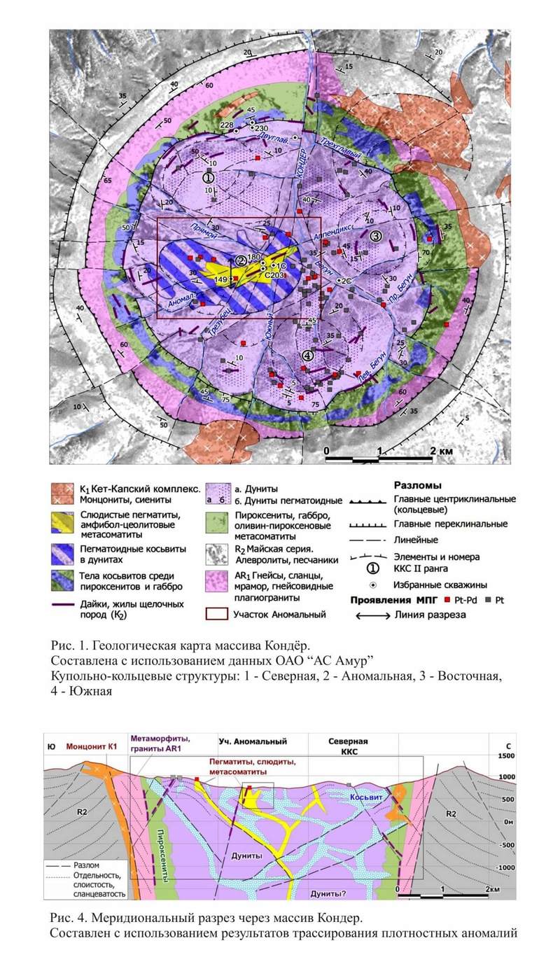 Карта кратеров земли