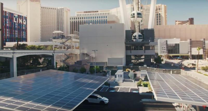 Станция Tesla V3 Supercharger в Лас-Вегасе способна заряжать до 1500 электромобилей в сутки