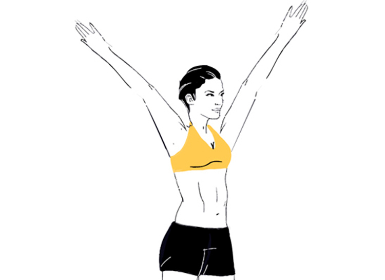 Убираем обвислости на руках и лишний жир: Упражнение «Ладошки» 