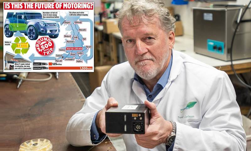 Британец изобрел алюминиево-воздушную батарею в своем гараже